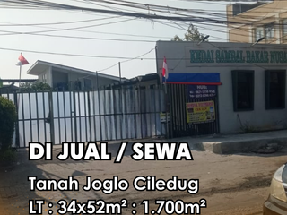 Dijual/Disewakantanah Joglo Ciledug Luas Tanah : 34X52m² : 1.700M²