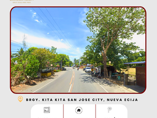For Sale: Commercial Lot located at Brgy. Kita Kita San Jose City Nueva Ecija