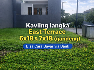 Kavling Langka  East Terrace Metland Cyber 6X18 – bisa Bangun 3 Lantai, Lokasi Premium Sebelah Glc