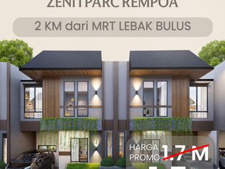 Rumah 2 Lantai Di Rempoa Tangsel Dekat MRT Lebak Bulus