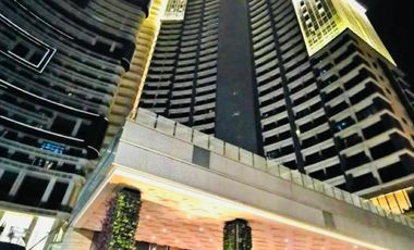 RFO Furnished Clean Title Studio Unit with Balcony FOR SALE at Knightsbridge Residences Makati (ALL IN PRICE)