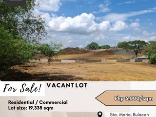 For Sale: Residential/Commercial Vacant Lot located at Sta. Maria, Bulacan
