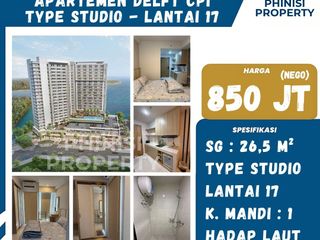DIJUAL APARTEMEN DELFT CPI TYPE STUDIO – LANTAI 17