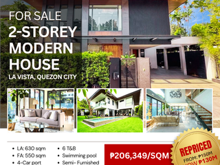 FOR SALE 2-Storey Modern House in La Vista, Quezon City