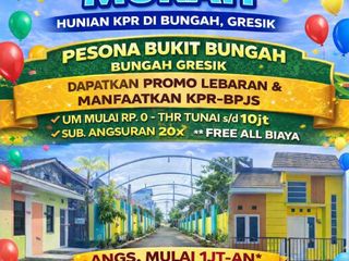 RUMAH GRESIK MULAI RP. 250JT-AN DAPAT THR LEBARAN