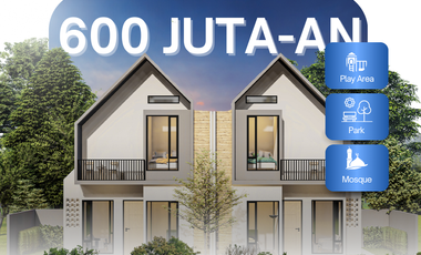 Rumah Mewah 2 Lantai Syariah Tanpa Bank Sekitar Tangerang Selatan