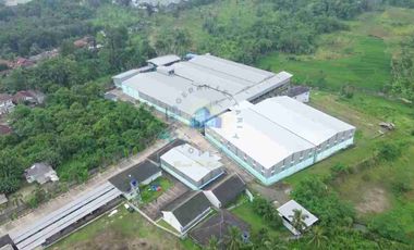 Dijual Pabrik di jl raya Citeras - Rangkasbitung,Lebak Banten