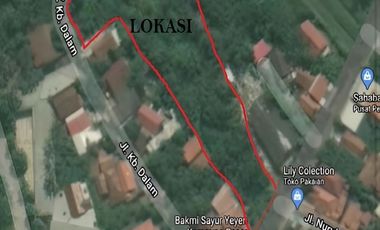 Kavling Luas 3.715m2 HGB Hadap Jalan Raya di Teluk Naga Tangerang