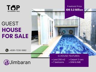 Jual Guest House Murah di Puri Gading Jimbaran Bali 7 kamar tidur