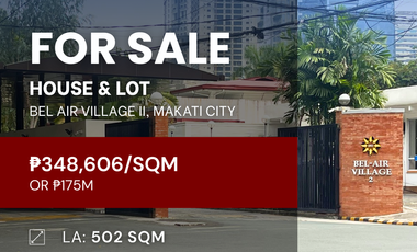 For Sale: House & Lot in Bel Air II Village, Makati City