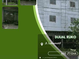 Dijual Ruko Gandeng 2 Jalan Lokomotif Pekanbaru Kota!