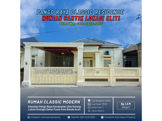 Dijual Rumah Classic Mewah di Pango Raya Dekat Jembatan Pango - Hunian Cantik di Lokasi Elit!