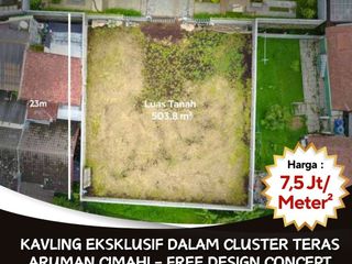 Tanah Kavling Exclusive Di Dalam Komplek Perumahan dekat Setraduta,Pasteur dan Kota Cimahi
