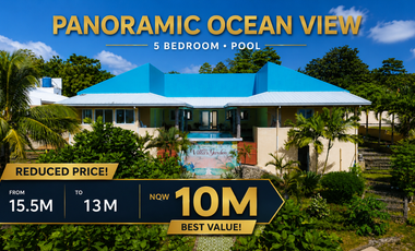 5BR Ocean View House with Pool for Sale in San Francisco, Camotes Island