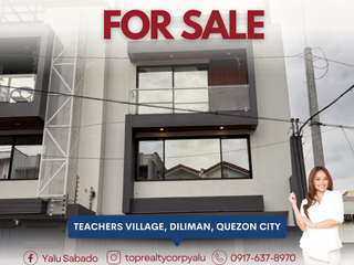 5 Bedroom 5BR Townhouse For Sale in Teachers Village East, Diliman, Quezon City