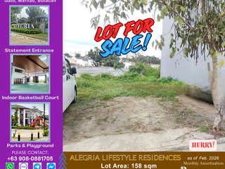 Lot for Sale 158 sqm in Marilao Bulacan