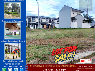 Lot for Sale 224 sqm in Marilao Bulacan