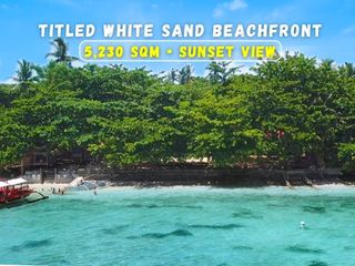 Titled 5,230 sqm White Sand Beachfront Lot for Sale in Camotes Island