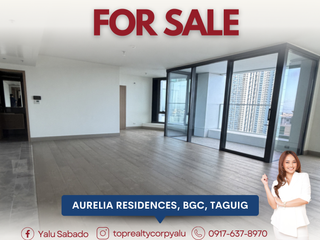 Aurelia Residences 3 Bedroom 3BR Condo for Sale in BGC, Taguig