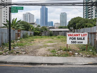 Pasay Road backing Sanlo VACANT LOT 580sq