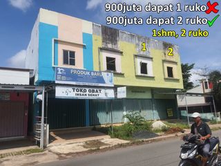 875juta dapat 2unit ruko 2 lantai di jl.bina satria loktabat utara