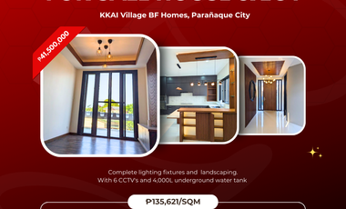 FOR SALE House & Lot in KKAI Village BF Homes, Parañaque City.