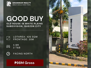 GOOD BUY Old House in White Plains Subdivision, Quezon City