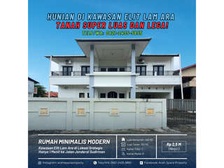 Dijual Rumah Mewah di Kawasan Elit Lam Ara - Halaman Sangat Luas dengannTanah Seluas 763 M2!