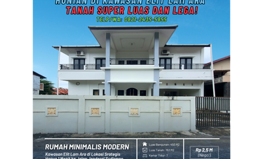 Dijual Rumah Mewah di Kawasan Elit Lam Ara - Halaman Sangat Luas dengannTanah Seluas 763 M2!