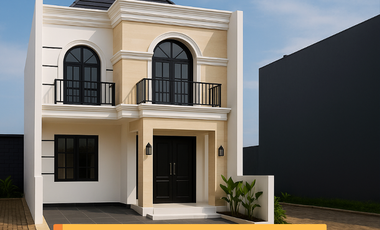 Rumah Fasad Keren di Merjosari Malang – Unit Terbatas Full Interior
