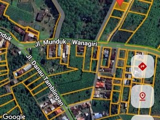 Tanah dekat danau dijual murah di Munduk.