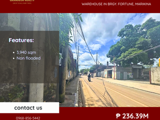 For Sale: Warehouse located in Brgy. Fortune, Marikina