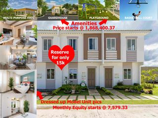 2 storey townhouse ready for 2 bedrooms
