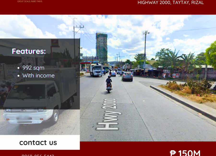 Highway 2000, Highway 2000 Taytay Rizal Community Association, San Juan, Taytay, Rizal