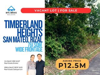 761 sqm Prime Lot at Mandala East, Timberland Heights, San Mateo, Rizal – Build Your Dream Home Above the Clouds