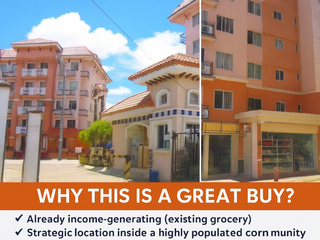 RUSH SALE! 30sqm Commercial Space w/ Parking – San Benissa Garden Villas QC | ₱4.2M Net | With Existing Grocery | Clean Title