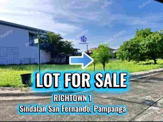 LOT FOR SALE Richtown 1 Sindalan San Fernando Pampanga