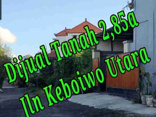 Dijual Tanah 2,85a di Jln Keboiwo Utara Denpasar Bali