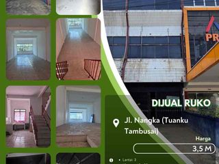 Dijual Ruko 3 Lantai Daerah Tuanku Tambusai Pekanbaru Kota!