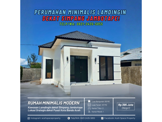 Dijual Rumah Murah di Lamdingin Kota Banda Aceh - Dekat Simpang Jambotape!