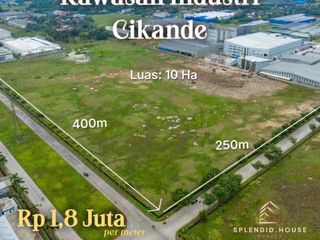 Jual Tanah Siap bangun Kawasan Industri Modern Cikande Jual Kavling kawasan industri Tangerang Cikande Banten Di jual Bu tanah gudang cikande.