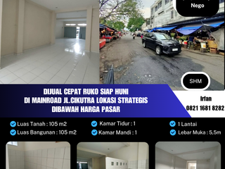 Dijual Cepat Ruko Siap Huni
Di Mainroad Jl.Cikutra Lokasi Strategis
Dibawah Harga Pasar