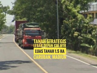Dijual, Tanah Baguss LD 138 mtr, Dekat Gerbang TOL Caruban, Zona Industri