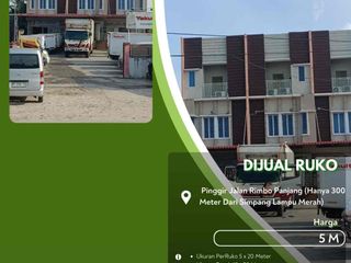 Dijual Ruko 3 Pintu Daerah Rimbo Panjang Pekanbaru Kota!