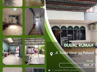 Dijual Rumah Jalan Teuku Umar Pekanbaru Kota!