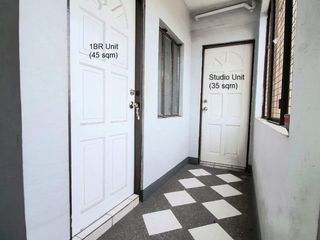 1 BR Unit (45 sqm) 5th Floor with T&B @ P12K per month