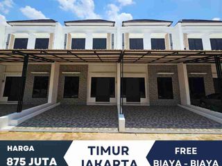 RUMAH MEWAH 2 LANTAI DICIBUBUR SIAP HUNI, FREE BIAYA FREE CANOPY PAGAR