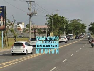 (Bb) Dijual Tanah LD 100 mtr, Dpn Exit TOL Dumpil MADIUN Lokasi Baguss