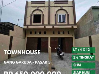 townhouse siap huni daerah krakatau pasar 3