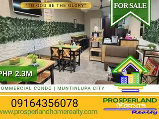 COMMERCIAL CONDO FOR SALE IN BAYANAN, MUNTINLUPA CITY